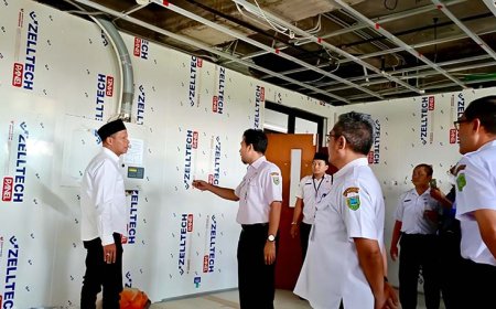 Pembangunan Fasilitas RS dr Soedirman, Wabup Detil Cek Detil hingga Soal Plafon