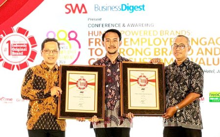 JNE Sabet Penghargaan Ganda di Indonesia Original Brands Award 2025