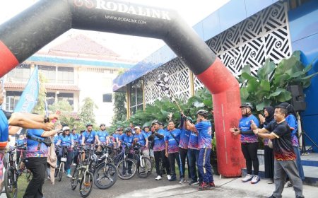 Melintasi Rute Bersejarah di Sedayu, Gowes Ceria Merekatkan PTS di DIY