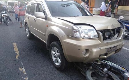 Diduga Libatkan Anggota TNI, Tabrakan Beruntun di Jalan Parangtritis