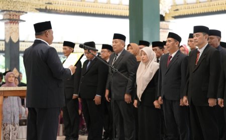 Bupati Sleman Melantik 22 Pejabat Pimpinan Tinggi Pratama