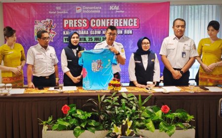 KAI Bandara Glow Night Fun Run 90’s Jadi Ajang Promosi Wisata