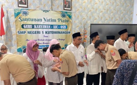 Alumni Infaq Club Baksos di SMP Negeri 1 Kutowinangun Kebumen