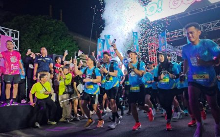 Glow Night Fun Run 2025 Diikuti Empat Ribu Pelari, Sultan HB X: Jangan Mampir Warung…