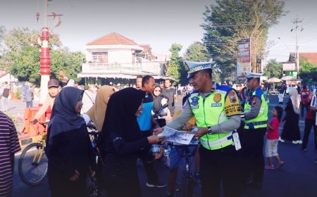 Polres Kebumen Gelar Art Policing di Kawasan Car Free Day