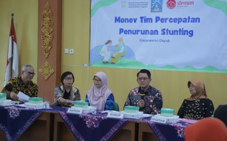 Pemkab Sleman Evaluasi Upaya Penurunan Stunting di Kapanewon Depok