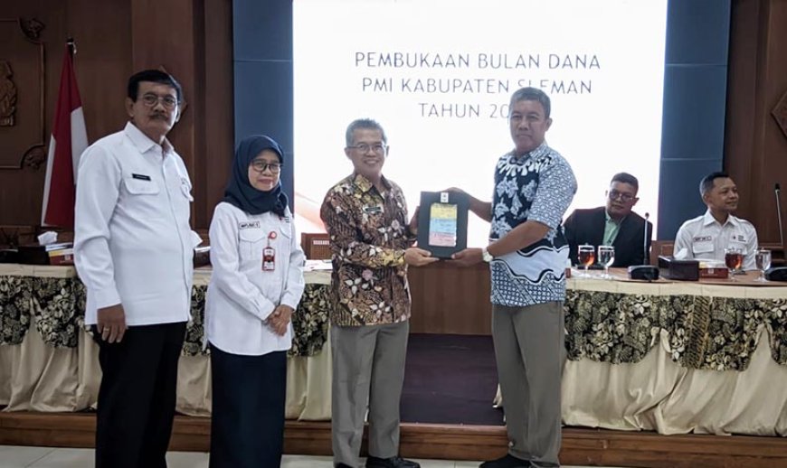 Bulan Dana PMI Sleman Tahun 2025 Ditargetkan Rp 1,5 Miliar