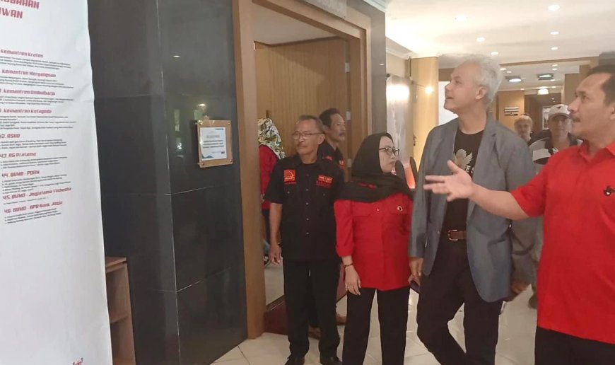 Ganjar Pranowo Hadiri Seminar yang Digelar DPC PDI Perjuangan Kota Yogyakarta