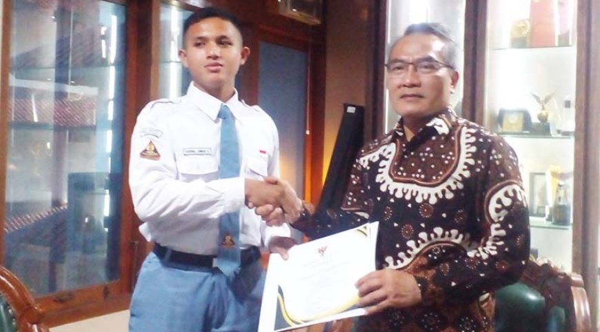 Faishal Ahmad Asal SMAN 1 Pundong Terpilih untuk Paskibra Nasional 