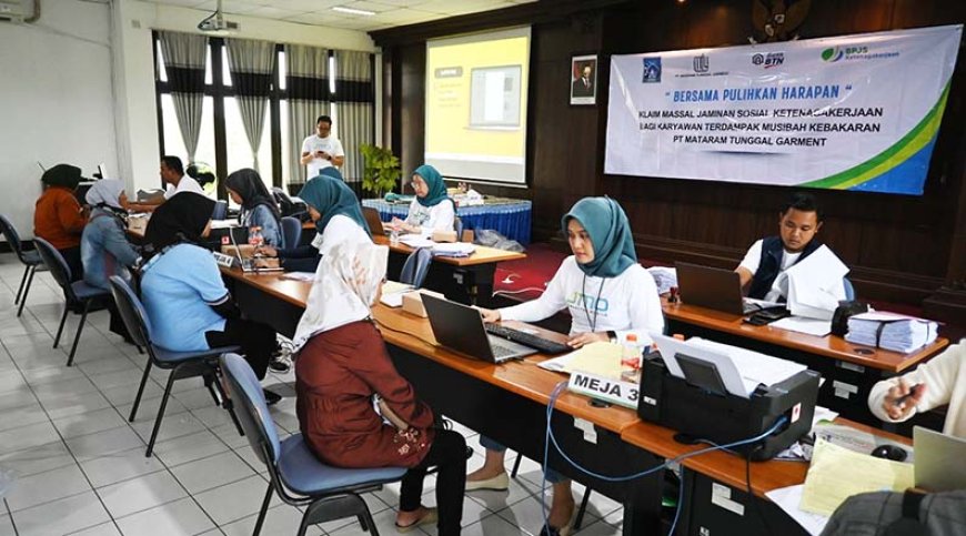 BPJS Ketenagakerjaan Cairkan JHT Rp 9,3 Miliar untuk 356 Mantan Pekerja Pabrik MTG Sleman