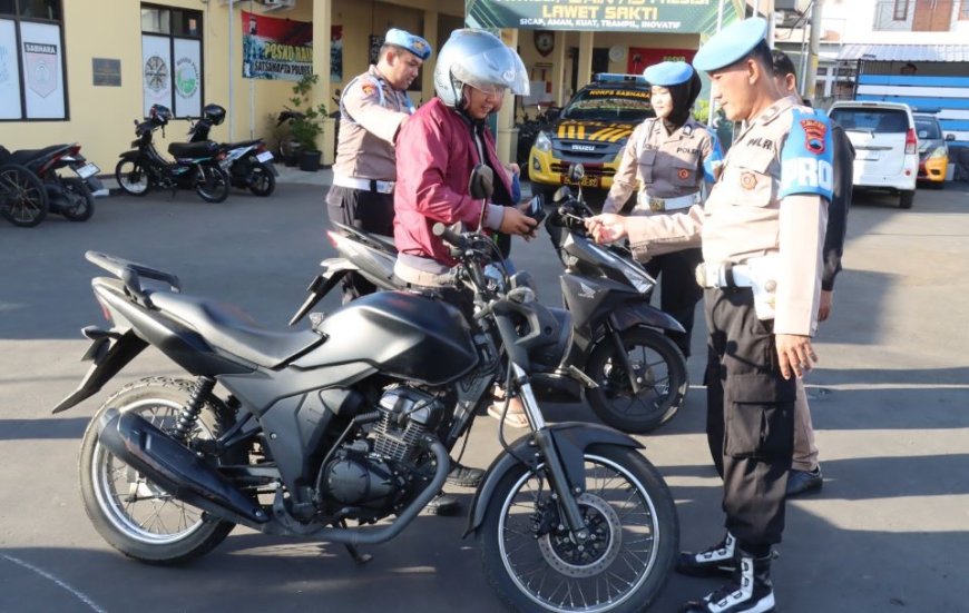 Seksi Propam Polres Kebumen Melaksanakan Penegakan Disiplin