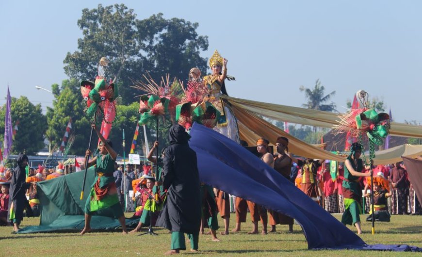 Tari Kolosal "Jiwa Bumi Jiwa Samudera" Meriahkan Upacara Hari Jadi Bantul