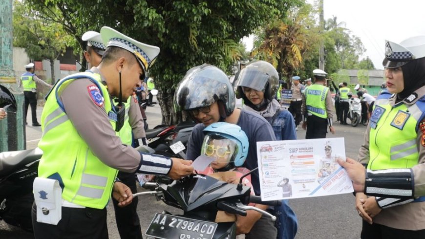 Operasi Patuh Candi 2025, Polres Kebumen Menindak 953 Pelanggar Lalu Lintas