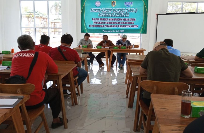 PT Tirta Investama Gelar Diskusi Pemberdayaan Disabilitas