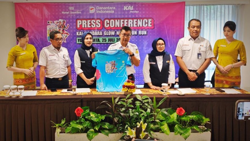 KAI Bandara Glow Night Fun Run 90’s Jadi Ajang Promosi Wisata