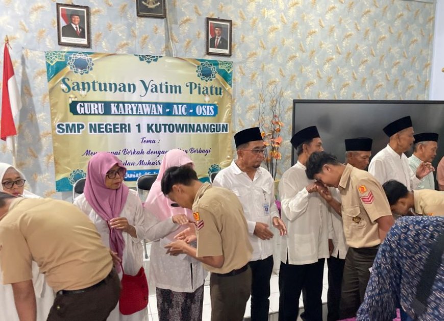 Alumni Infaq Club Baksos di SMP Negeri 1 Kutowinangun Kebumen