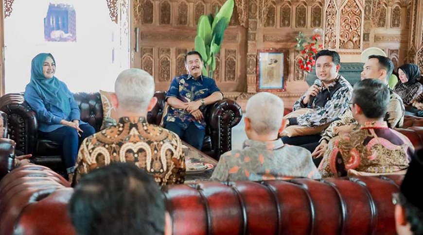 Bupati Klaten Hamenang Disambut Hangat Sri Mulyani 