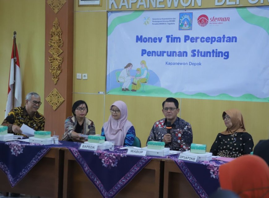 Pemkab Sleman Evaluasi Upaya Penurunan Stunting di Kapanewon Depok