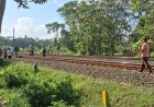 Seorang Warga Tertemper, Jalur Kereta Api bukan Tempat Bermain