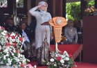 Bupati Kebumen Lilis Nuryani Inspektur Upacara HUT ke-80 RI di Pendopo Kabumian