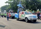 Semarak Karnaval HUT ke-80 RI di Purworejo, Ribuan Warga Menonton Sepanjang Rute