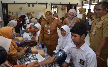 Penerima Manfaat Cek Kesehatan Gratis Pelajar di Kebumen 235.482 Orang