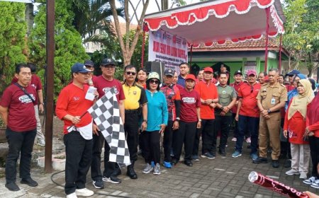 Kecamatan Kebonarum Klaten Gelar Jalan Sehat dan Lomba Tumpeng