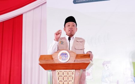 Menteri ATR/BPN Nusron Wahid Pimpin Pencanangan Gemapatas di Purworejo