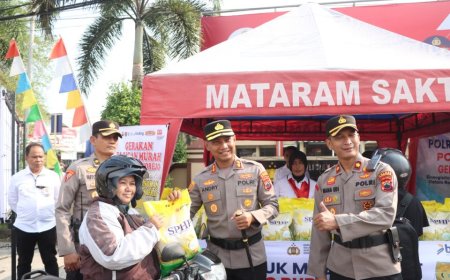 Cegah Penimbunan, Polres Purworejo Salurkan 13 Ton Beras SPHP
