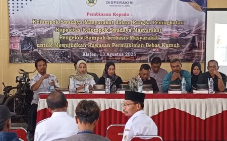 Ciptakan Kawasan Permukiman Bebas Kumuh, KSM Tiga Desa di Klaten Ikuti Pembinaan