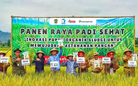 Inovasi Pupuk Organik Sludge Dukung Ketahanan Pangan Nasional