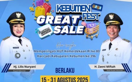 Di Kebumen Great Sale Hari Kemerdekaan Digelar di Toko Retail Modern