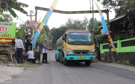 Respons Keluhan Warga, Dishub Sleman Pasang Rambu Batas Kecepatan Truk