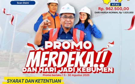 Diskon Gede Pasang Baru, Ini Dia Promo Merdeka PDAM-TBS Kebumen