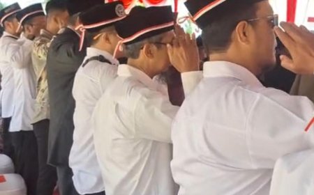 Eks Napiter Beri Hormat Bendera Merah Putih