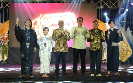 Pesta Kembang Api Heiwa Hanabi Menghiasi Langit Sleman