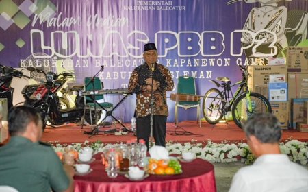 Kalurahan Balecatur Gelar Undian untuk Wajib Pajak Lunas PBB