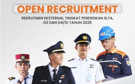 PT KAI Buka Rekrutmen Eksternal Posisi Strategis