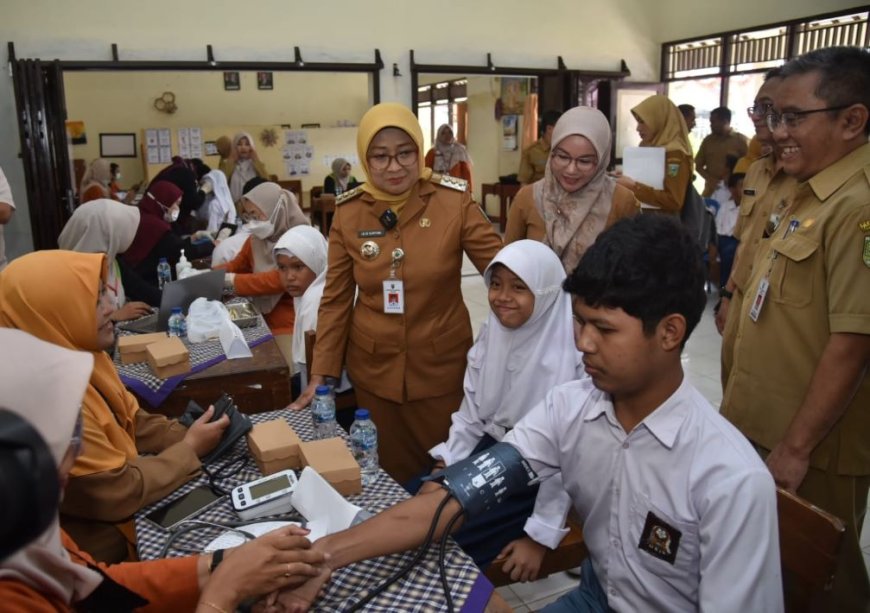 Penerima Manfaat Cek Kesehatan Gratis Pelajar di Kebumen 235.482 Orang