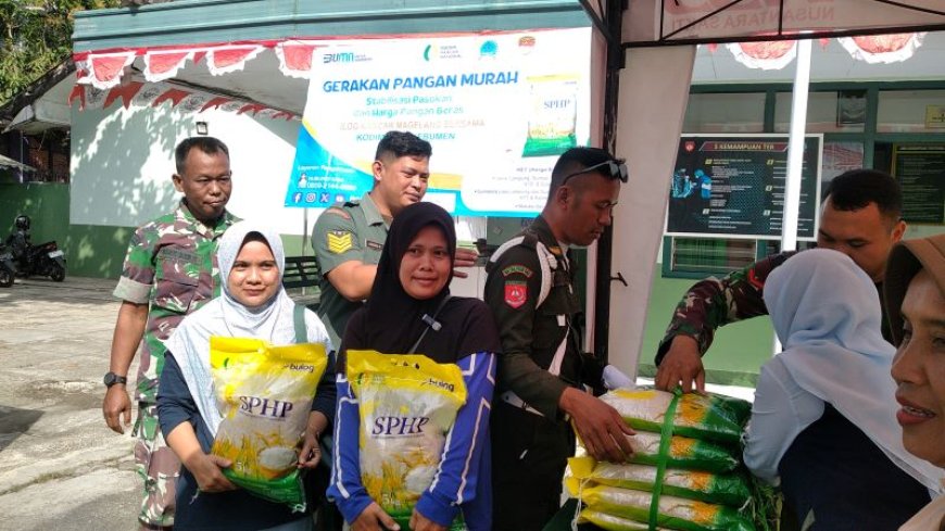 Bulog Pasok Beras untuk Gerakan Pangan Murah di Kebumen
