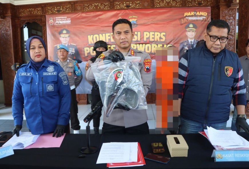 Polres Purworejo Tangkap Pencuri dengan Modus Pecah Kaca Mobil