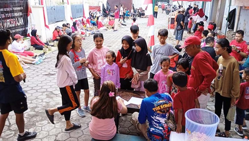 Jelang HUT Kemerdekaan, Warga RW 10 Wirobrajan Semangat Ikuti Lomba