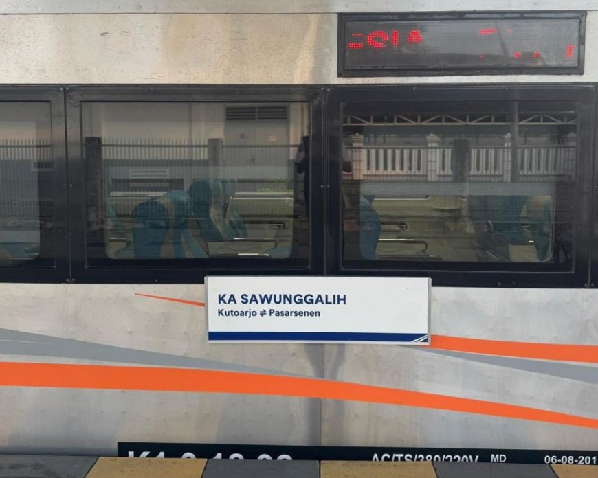 KAI Daop 5 Tambah Kapasitas Kursi KA Sawunggalih dari Kutoarjo