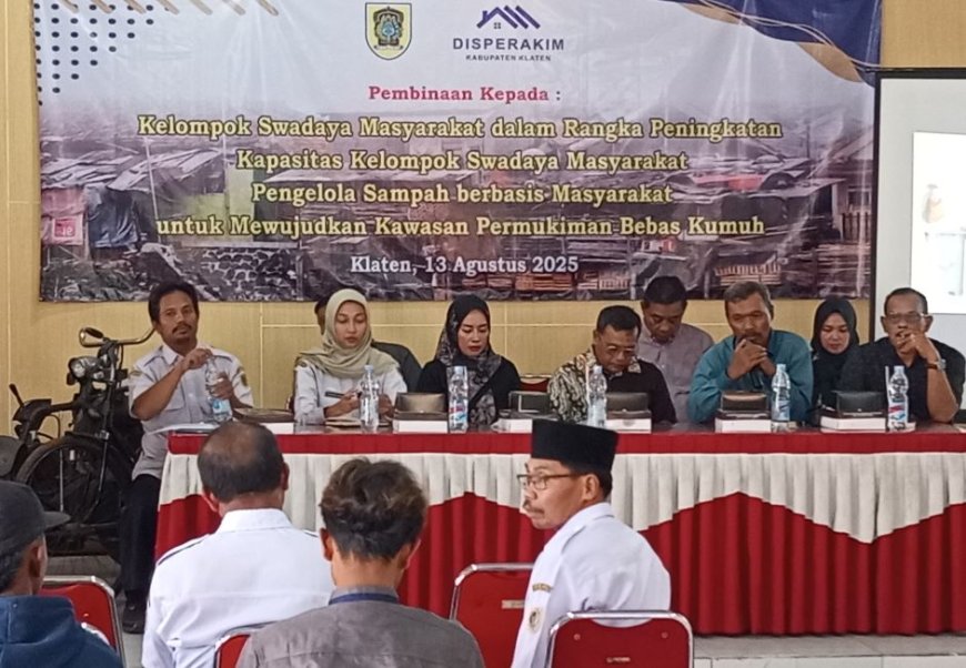 Ciptakan Kawasan Permukiman Bebas Kumuh, KSM Tiga Desa di Klaten Ikuti Pembinaan