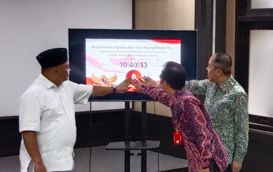 Roya di Kantor Pertanahan Sleman Hanya Lima Menit