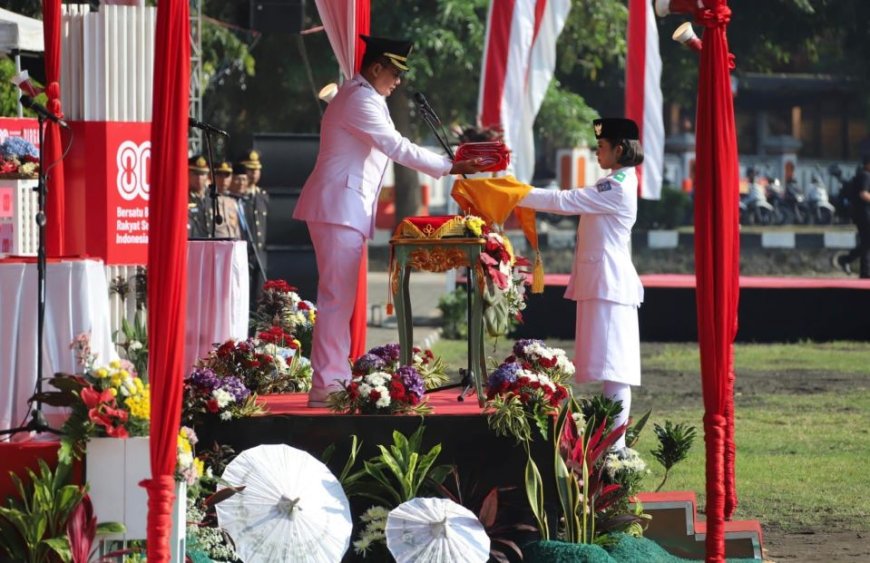 Pemkab Sleman Gelar Upacara Peringatan Hari Ulang Tahun ke-80 Kemerdekaan RI