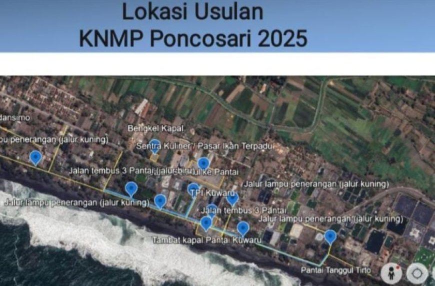 Kampung Nelayan Merah Putih di Tepi JJLS Bantul Segera Dibangun