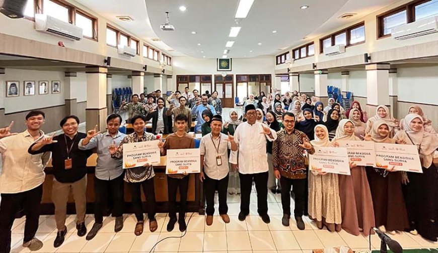 Lazismu DIY Resmikan Beasiswa Sang Surya Batch 4 untuk Mahasiswa Unggul
