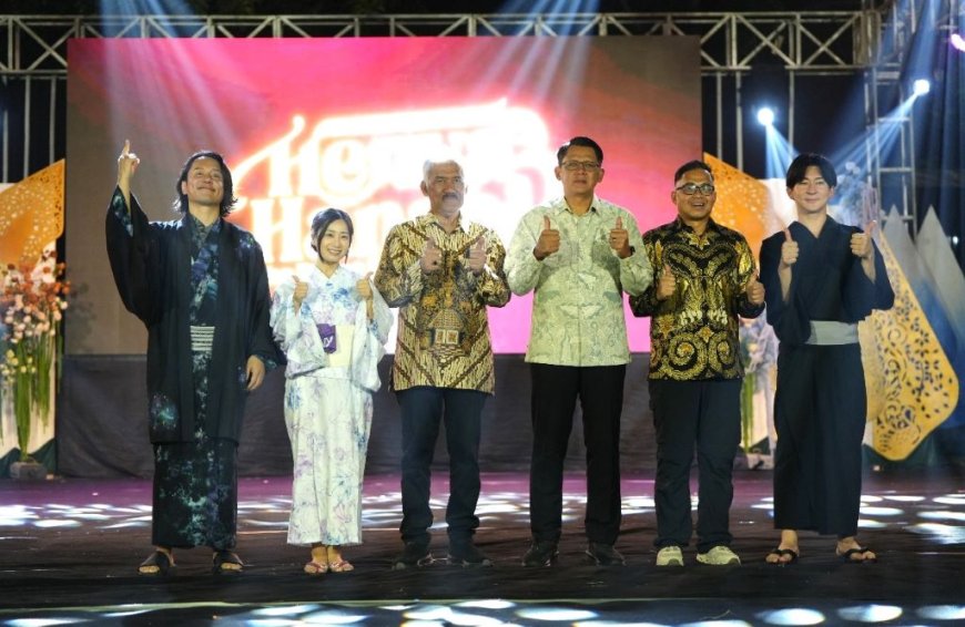 Pesta Kembang Api Heiwa Hanabi Menghiasi Langit Sleman