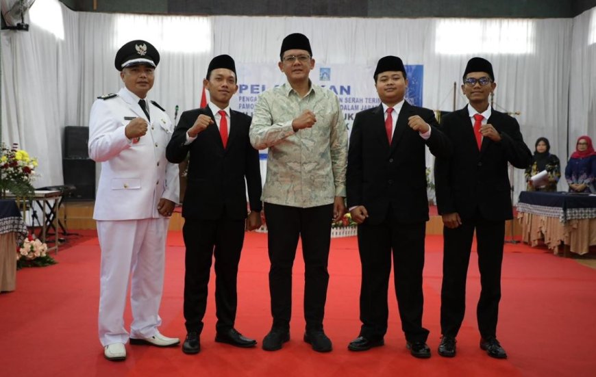 Pamong Kalurahan Margokaton Dilantik, Wabup Sleman Ingatkan Jaga Amanah